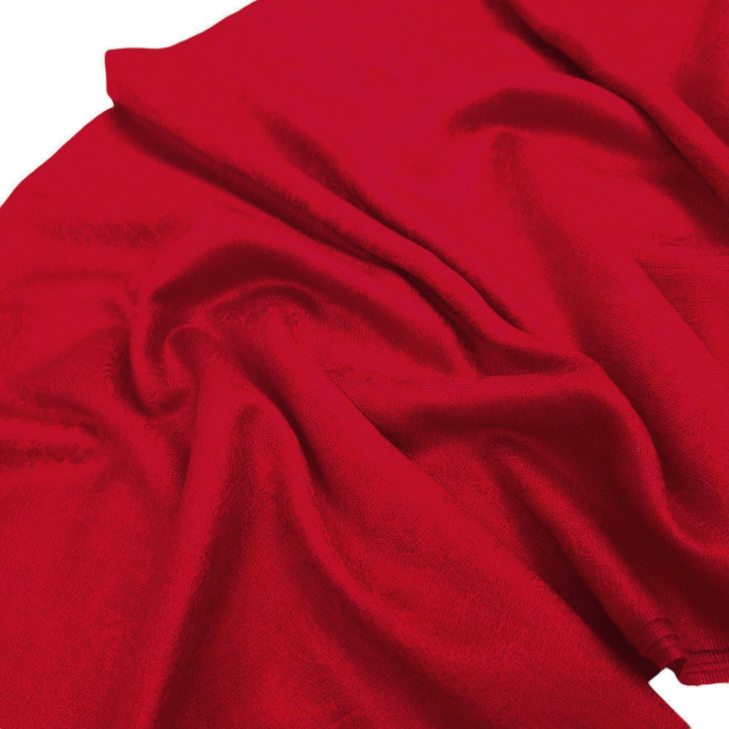 Paisley Pattern Pashmina Style Scarf – Lightweight, Stylish, Boho-Chic Fashion Accessory - Red (P093-VLLALL)