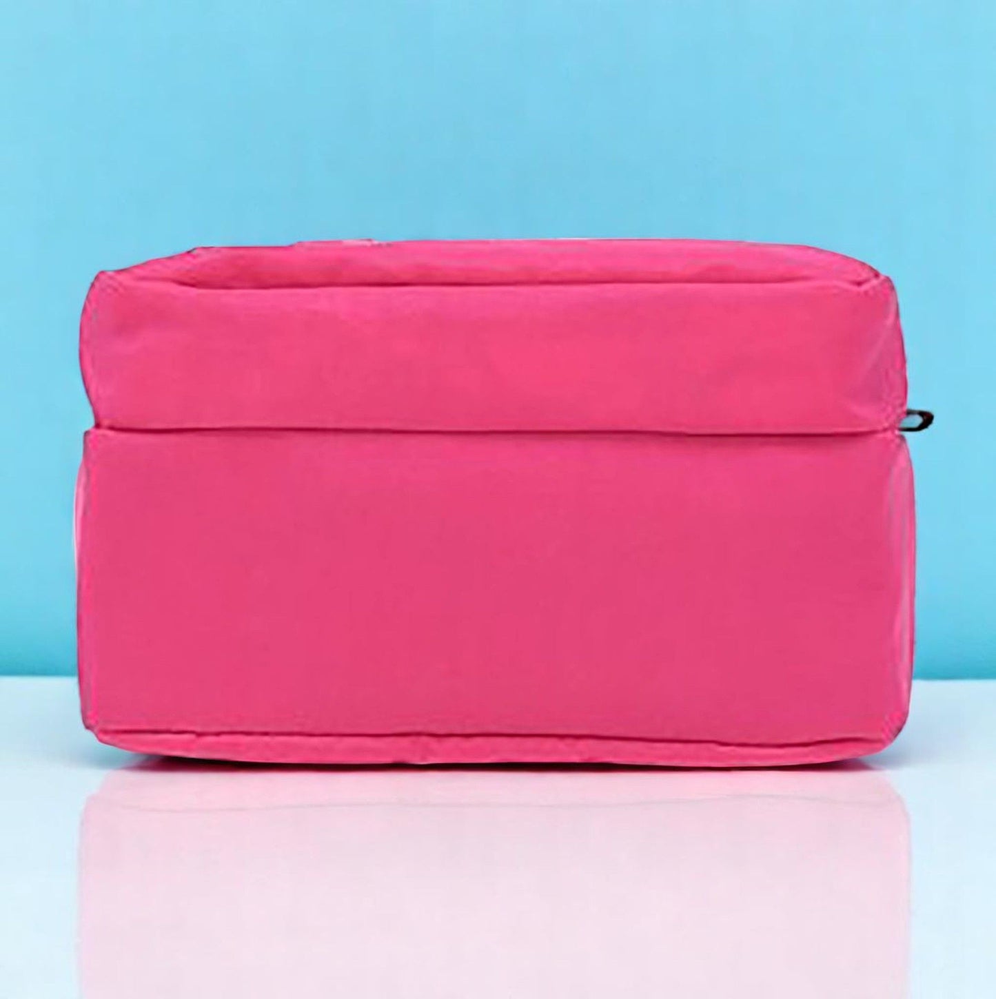 Lightweight Waterproof Small Nylon Crossbody Bag for Women with Multiple Compartments and Adjustable Strap - Hot Pink (9925-CRTGLB)